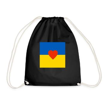 Ukraine - Sac de sport léger - noir - Devant