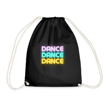 Dance Tanzen funky Tanz bunt Ballett Aerobic Hip - Turnbeutel - Schwarz - Vorne