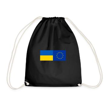 Ukraine - Turnbeutel - Schwarz - Vorne