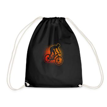 Cyclistes Cyclisme VTT VTT VTT VTT - Sac de sport léger - noir - Devant