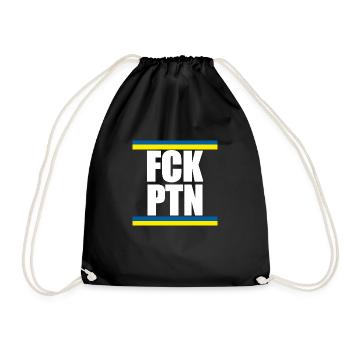 FCK PTN - Drawstring Bag - black - Front