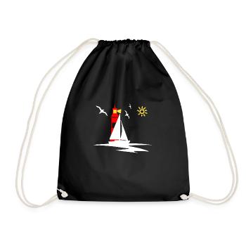 Sail - Drawstring Bag - black - Front