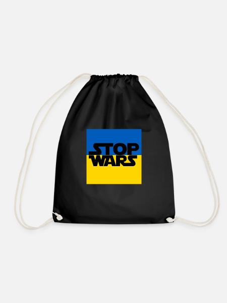 Ukraine - Drawstring Bag - black