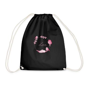 Love - Sac de sport léger - noir - Devant