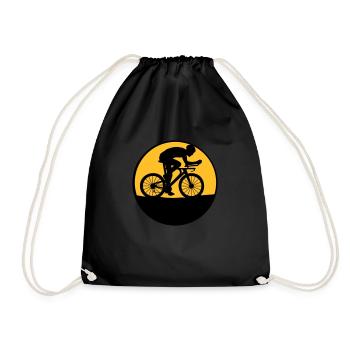 Motard de lune de nuit - Sac de sport léger - noir - Devant