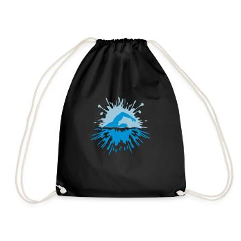 Klecks Sport Nageur - Sac de sport léger - noir - Devant