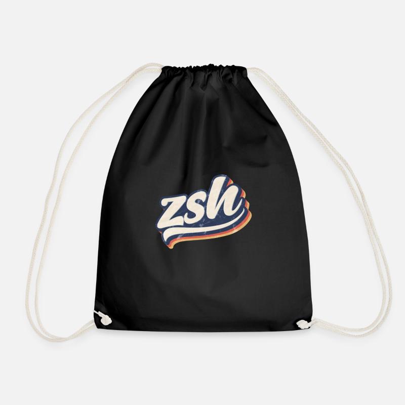 ZSH | ZSHELL | Z-Schale - Turnbeutel - Schwarz
