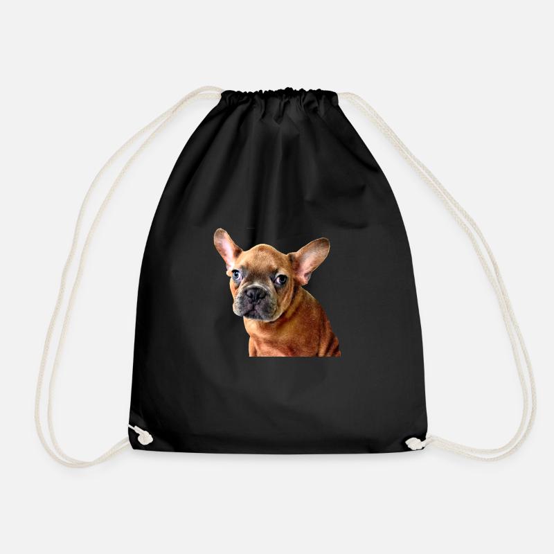 Chiot Bouledogue - Sac de sport léger - noir