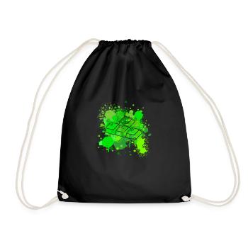 WASD - Turnbeutel - Schwarz - Vorne