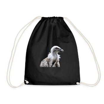 Vulture - Drawstring Bag - black - Front