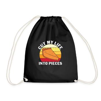 Cut My Life Into Pieces - Drawstring Bag - black - Front