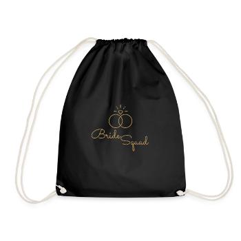 Bride Squad - Drawstring Bag - black - Front