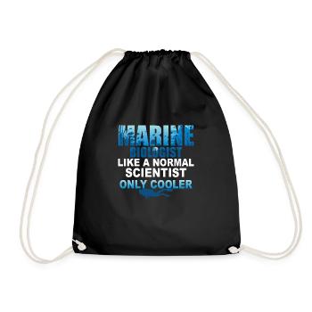 Un biologiste marin comme un scientifique normal biologie - Sac de sport léger - noir - Devant