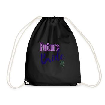 future bride bodyguard team evjf mariage mariée - Sac de sport léger - noir - Devant