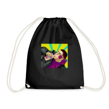 Im Gifted Drunk BOY Design für Klamotten und mehr - Turnbeutel - Schwarz - Vorne