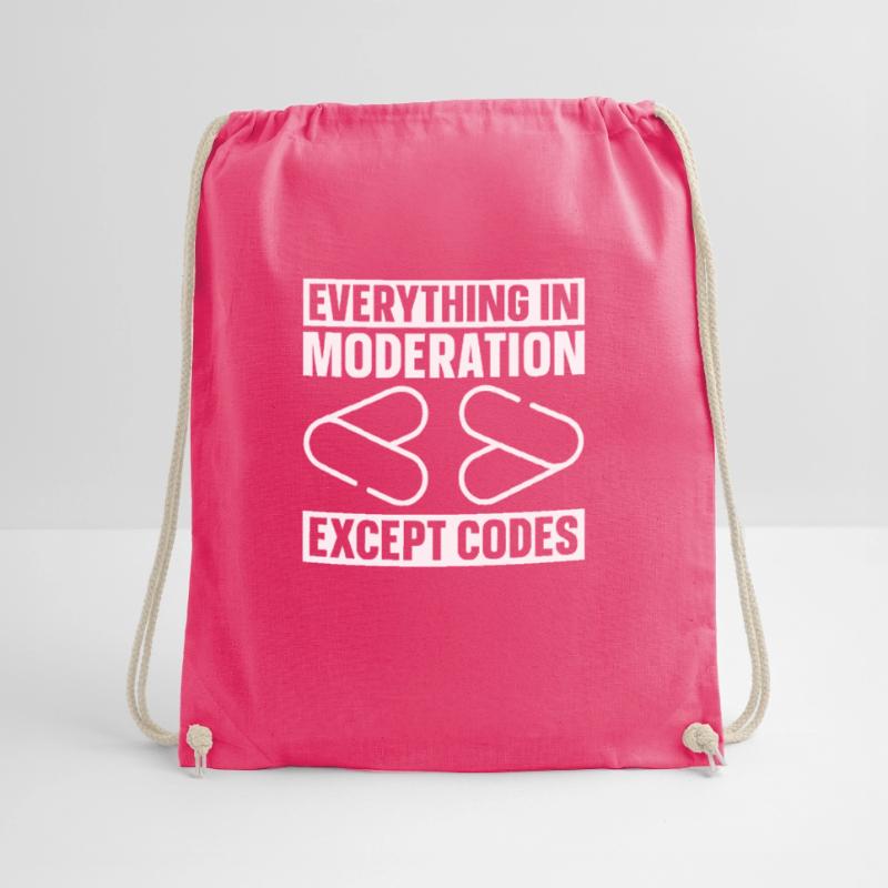 Programmer Coder Software Developer Drawstring Bag