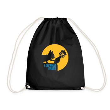 Faire ce que je veux - Sac de sport léger - noir - Devant
