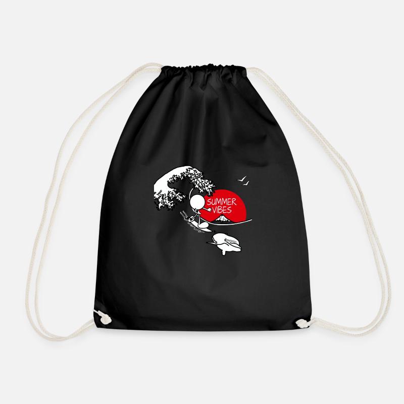 Summer Vibes Plain Doddle - Turnbeutel - Schwarz