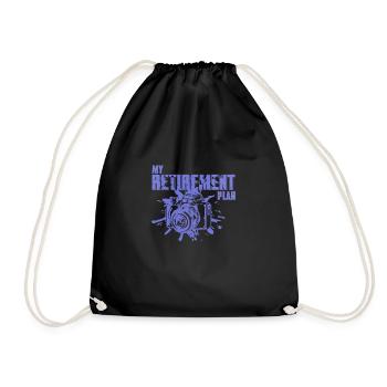 Drôle de photographe Mon t-shirt de plan de retraite - Sac de sport léger - noir - Devant