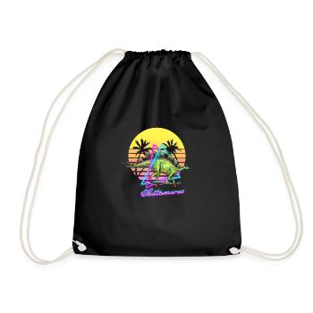 Skatosaurus - Drawstring Bag - black - Front