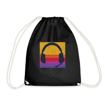 Jeu Écouter Gaming Gamer Cadeau Joueur Joueur - Sac de sport léger - noir - Devant