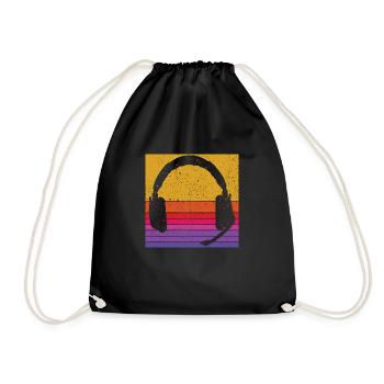 Jeu Écouter Gaming Gamer Cadeau Joueur Joueur - Sac de sport léger - noir - Devant