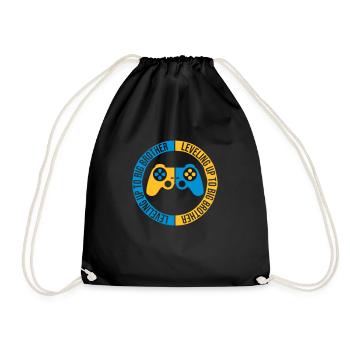 Monter de niveau grand frère - Sac de sport léger - noir - Devant
