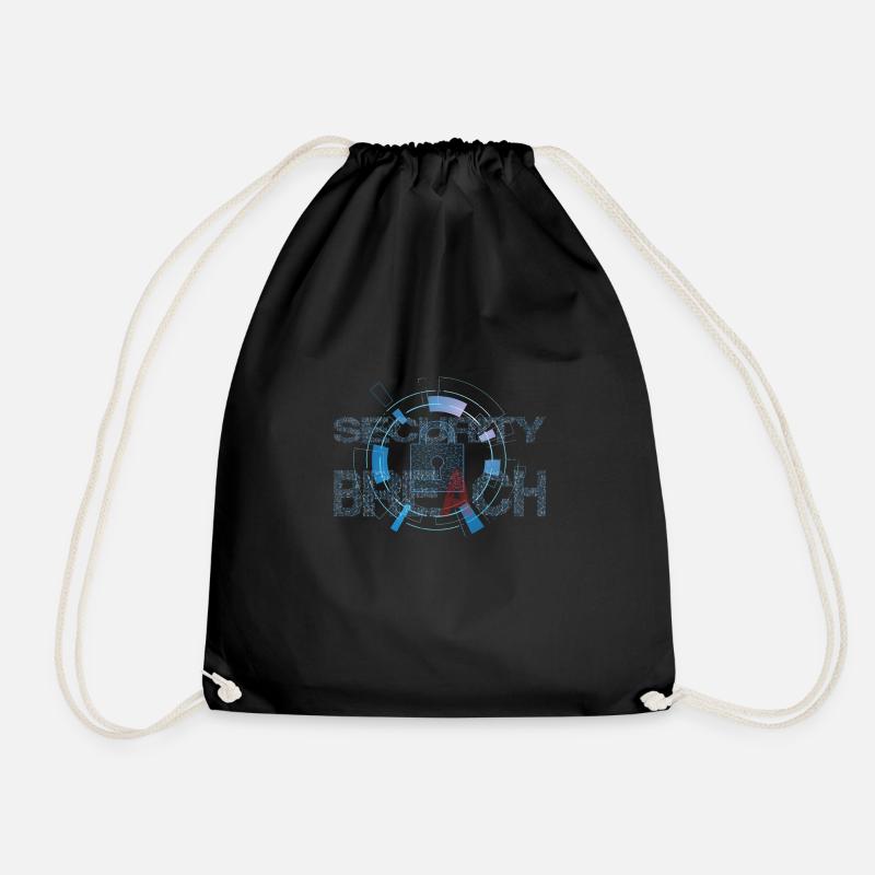 Security Breach - Drawstring Bag - black