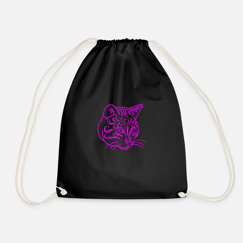 chat - Sac de sport léger - noir