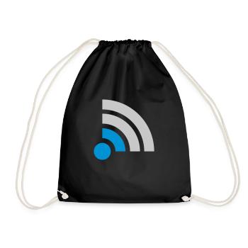 Icon Connection problems no Wifi - Drawstring Bag - black - Front