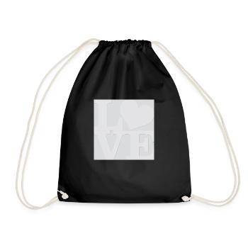 Love WordPlay art original 2 - Sac de sport léger - noir - Devant