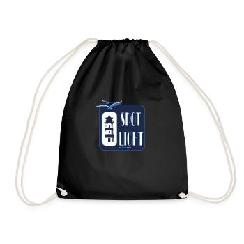 Cool Lighthouse Motif Sea Coast Beach Gift - Drawstring Bag - black - Front