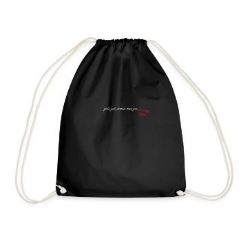 les filles veulent juste avoir des droits fondamentaux - Sac de sport léger - noir - Devant