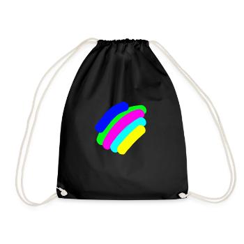 MÉLANGE COLOR RAINBOW - Sac de sport léger - noir - Devant