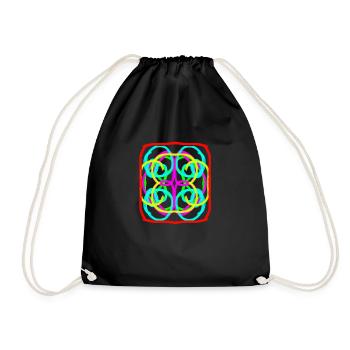 Cercle de couleur - Sac de sport léger - noir - Devant