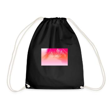 its summer time, le temps de l'été - Sac de sport léger - noir - Devant
