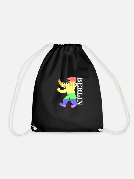 LGBT Berlin Pride Bär - Turnbeutel - Schwarz