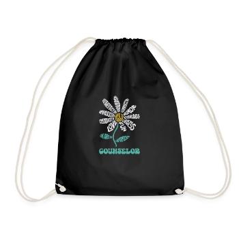 Life Is Good The Art Of Optimism Counselor - Turnbeutel - Schwarz - Vorne