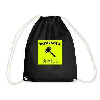 Ce n’est pas un exercice - Sac de sport léger - noir - Devant