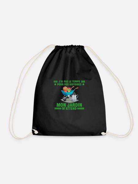 Jardinier jardinage idée cadeau jardin humour - Sac de sport léger - noir