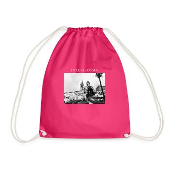 LUXURY - ITALIA - Drawstring Bag - fuchsia - Front