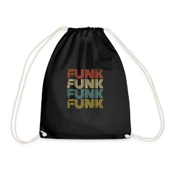 Funk Funky - Turnbeutel - Schwarz - Vorne
