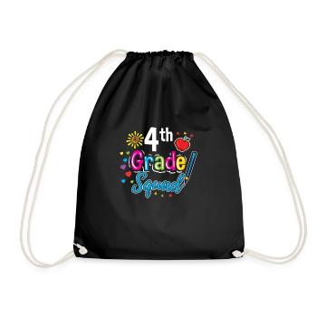 Enseignant de l’escouade de 4e année - Sac de sport léger - noir - Devant