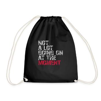 Il ne se passe pas grand-chose - Sac de sport léger - noir - Devant