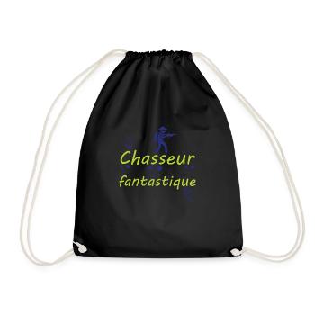 Tshirt homme Chasseur fantastique - Sac de sport léger - noir - Devant