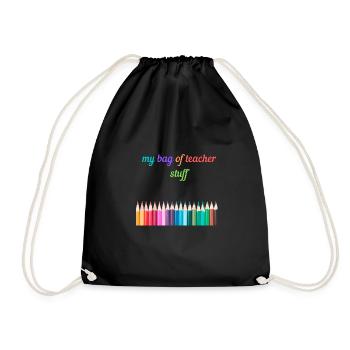Lehrertasche für Lehrersachen - Turnbeutel - Schwarz - Vorne