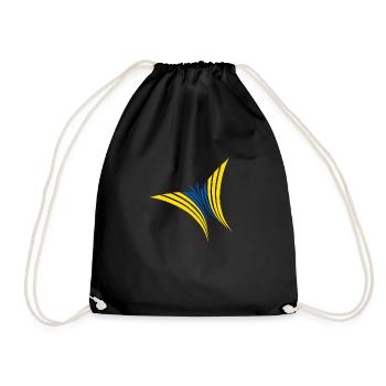 Papillon pour la paix - Sac de sport léger - noir - Devant