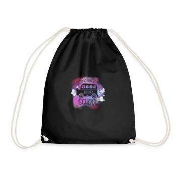 Retour à l'école - Sac de sport léger - noir - Devant