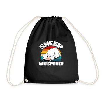 Sheep Whisperer - Turnbeutel - Schwarz - Vorne