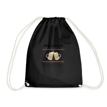 Allez santé !!! mais pas des pieds - Sac de sport léger - noir - Devant